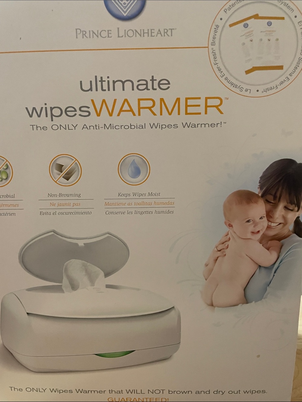 Prince Lionheart Ultimate Wipes Warmer - White